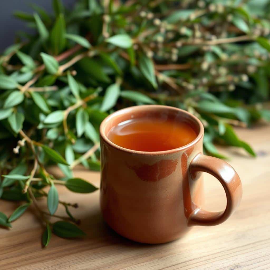 Natural Mounjaro – Detox drink made with lemon, ginger, and apple cider vinegar served in a clear glass.