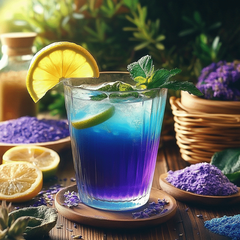 Homemade Mounjaro Recipe – A fresh detox drink with lemon slices, ginger, and apple cider vinegar.
