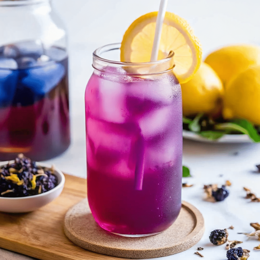 Butterfly Pea Flowers – Blue rice dish colored naturally with butterfly pea flower tea.