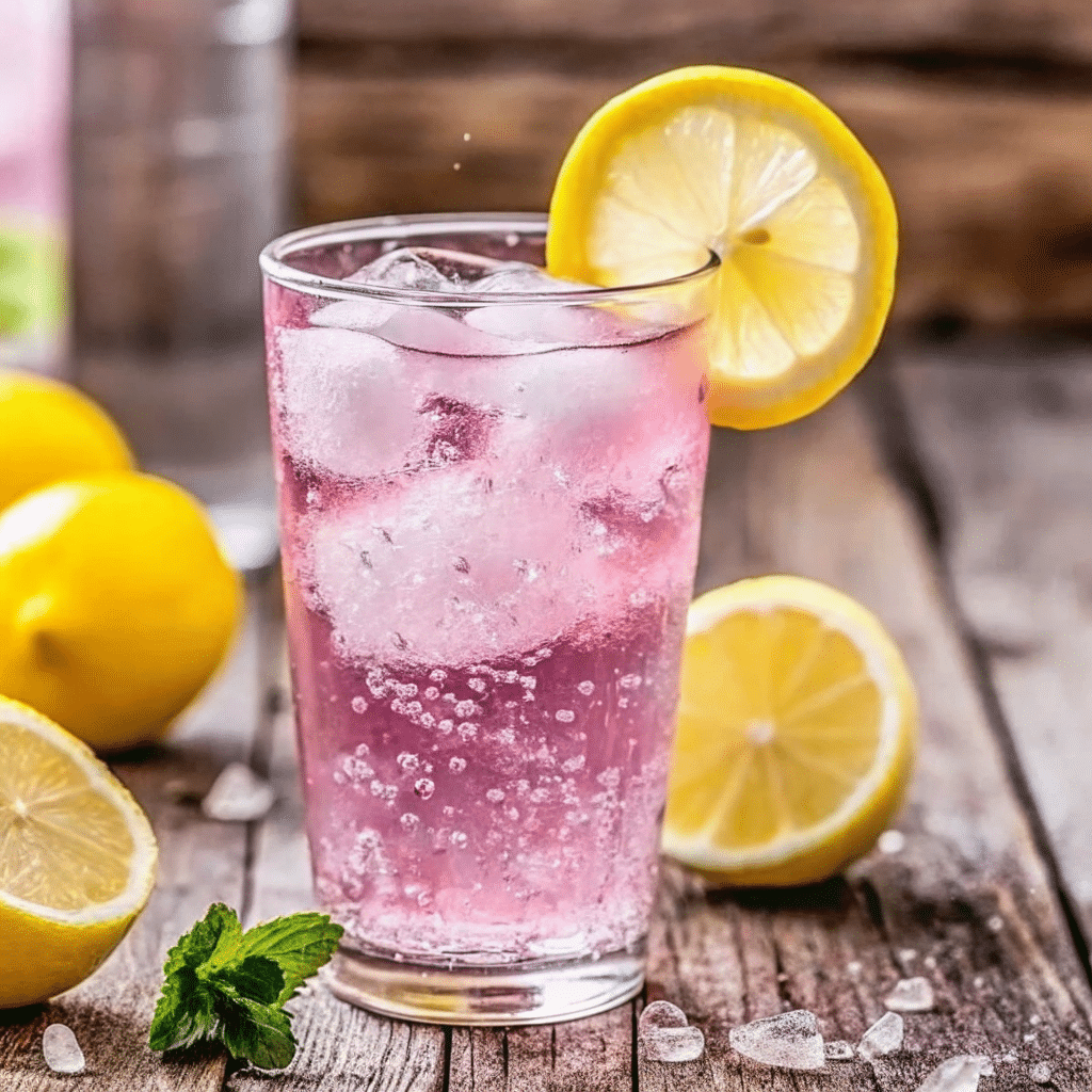 Pink Salt Trick Recipe – Ingredients flat lay with pink salt, lemon wedges, and a honey jar.