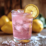 Pink Salt Weight Loss Recipe – Flat lay of pink salt, fresh ginger, lemon wedges, and a jar of honey.