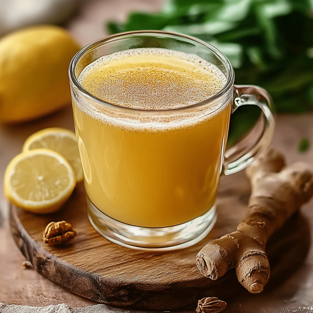 Natural Zepbound Recipe – Ingredients and instructions handwritten in a wellness journal.