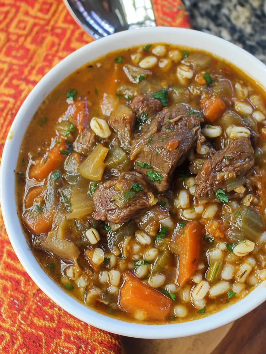 Beef and Barley Soup