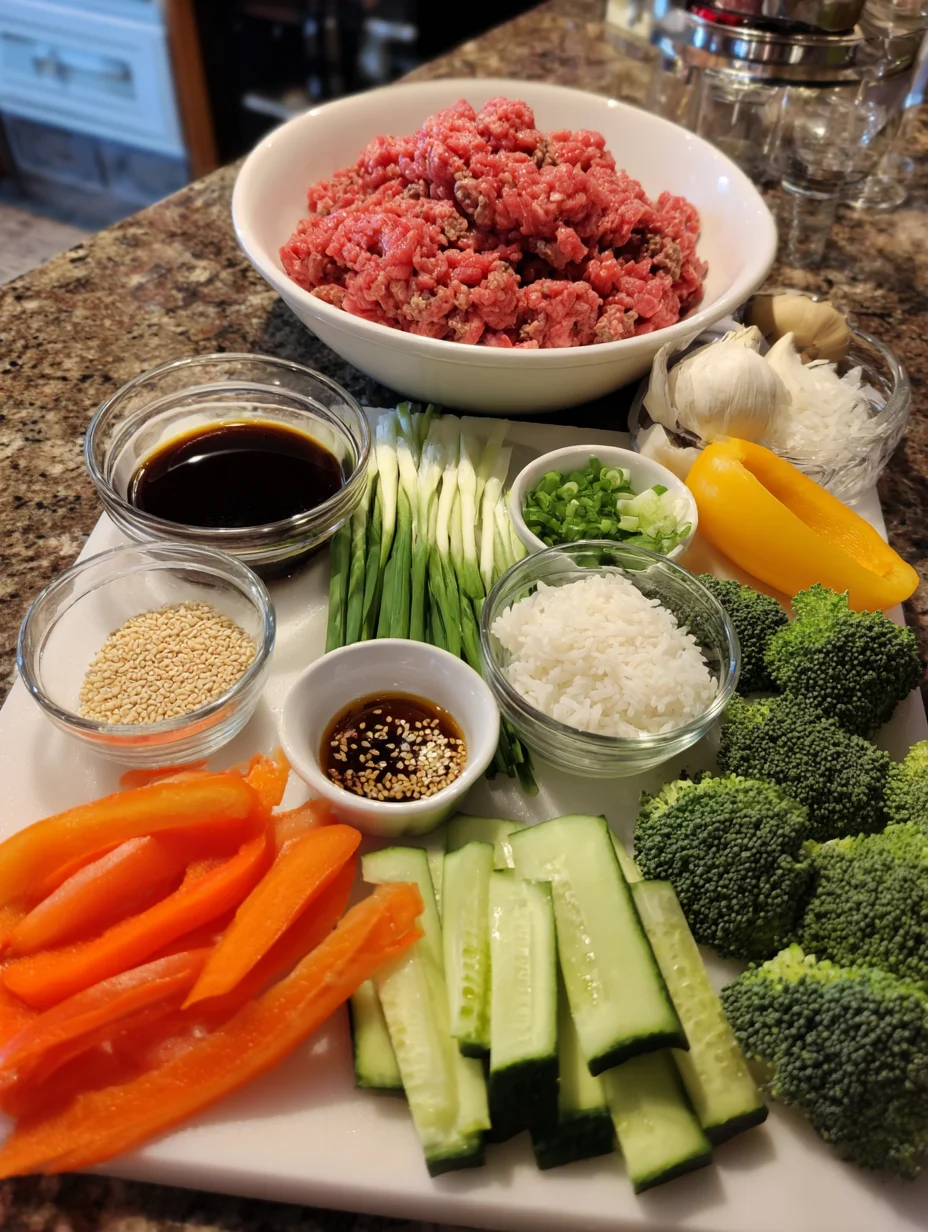 Korean Ground Beef Bowl