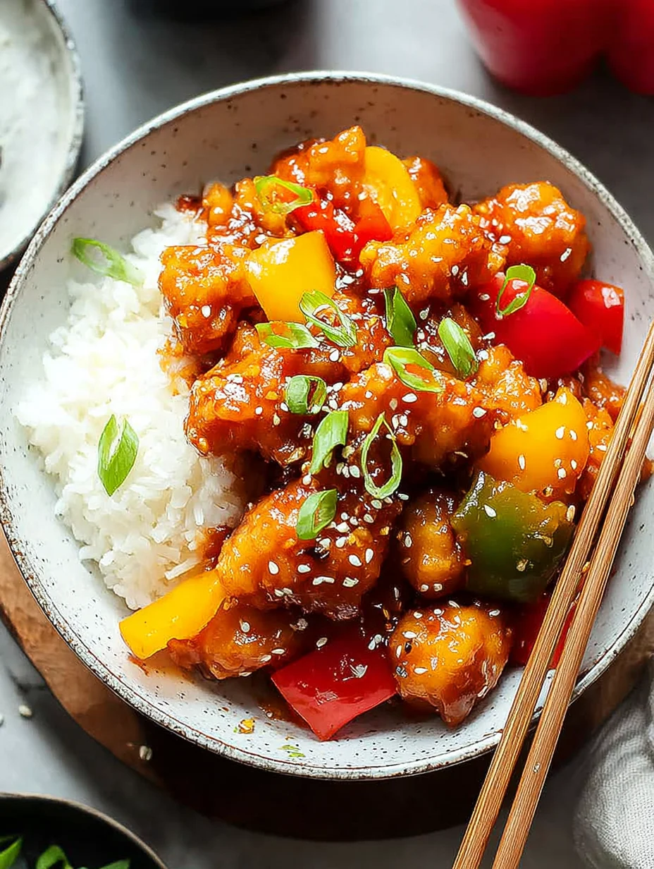 Sweet And Sour Chicken
