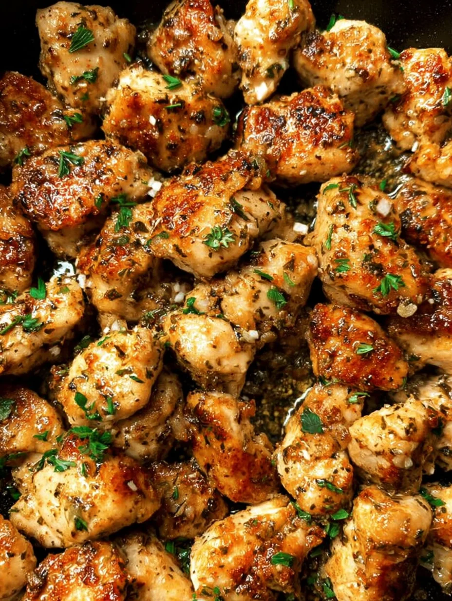 15-Minute Garlic Butter Chicken Bites