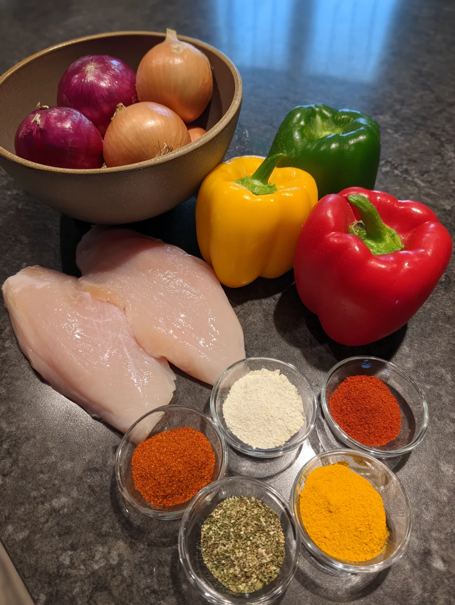 Air Fryer Chicken Fajitas