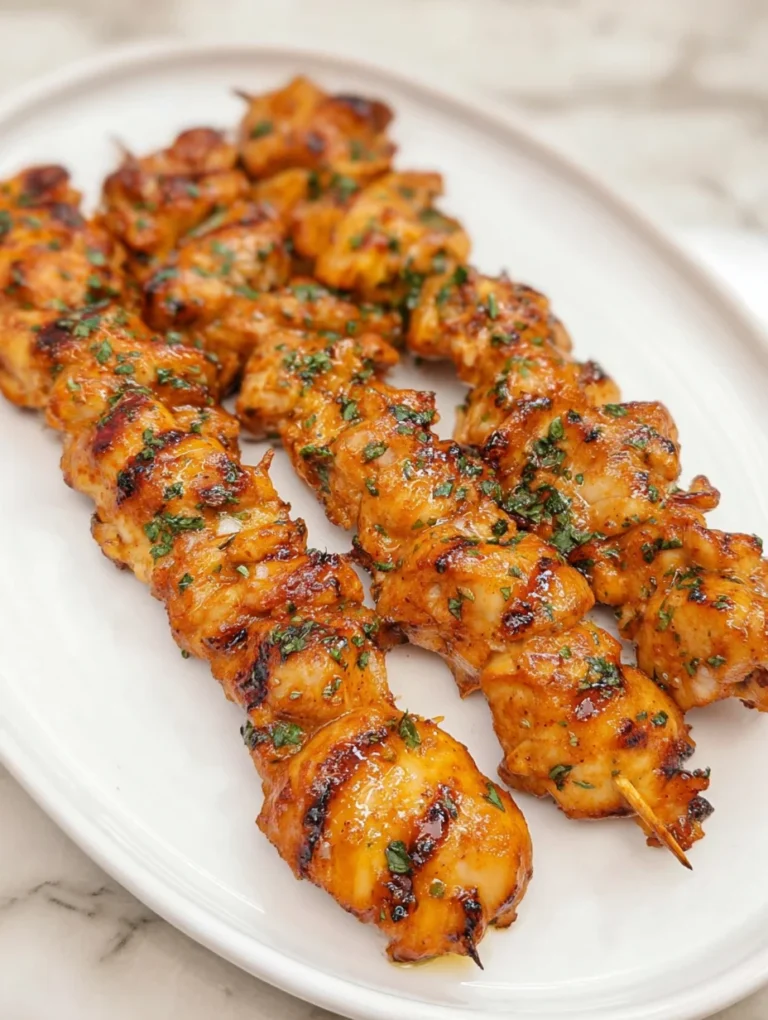 Air Fryer Chicken Skewers