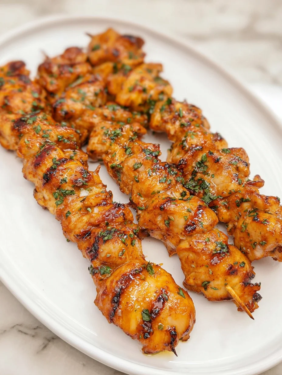Air Fryer Chicken Skewers