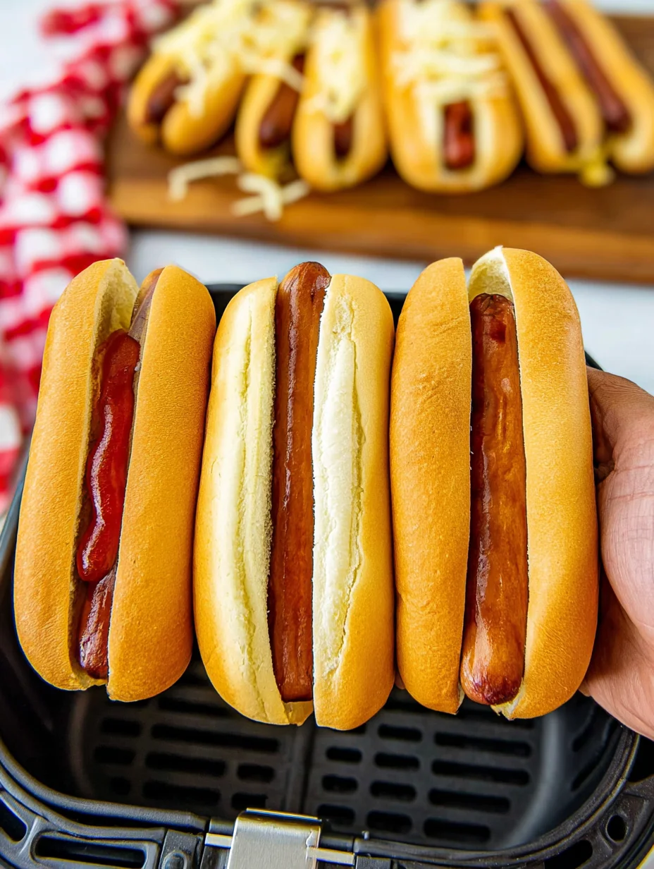 Air Fryer Hot Dogs