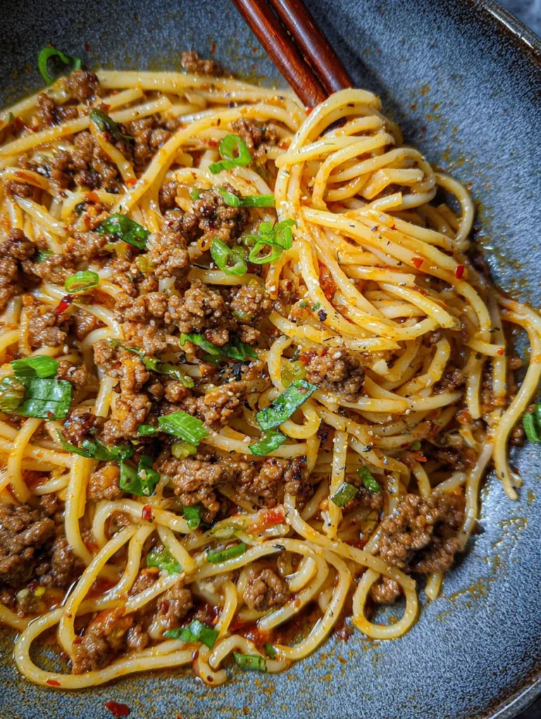 Asian Ground Beef Noodles
