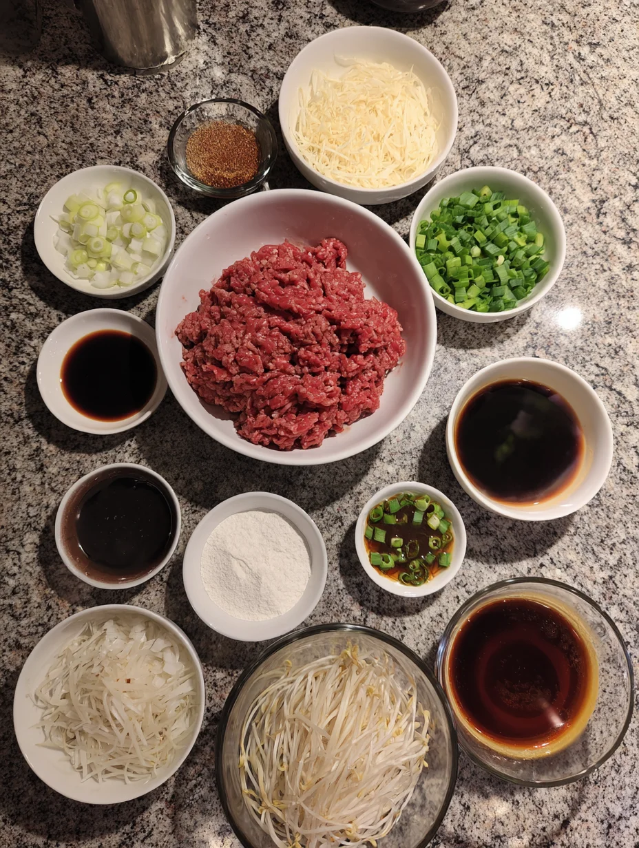Asian Ground Beef Noodles