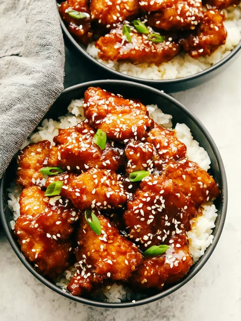 Baked Honey Sesame Chicken