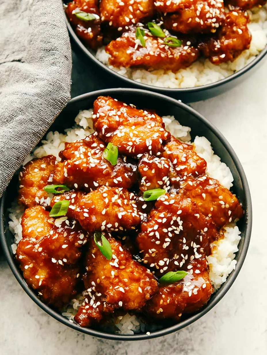 Baked Honey Sesame Chicken