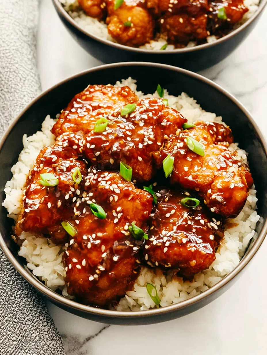 Baked Honey Sesame Chicken