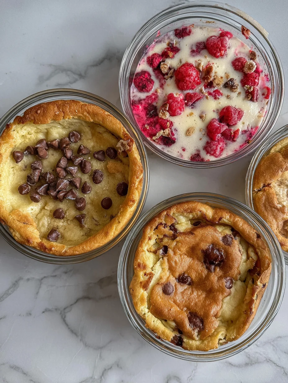 Baked Protein Pancake Bowls