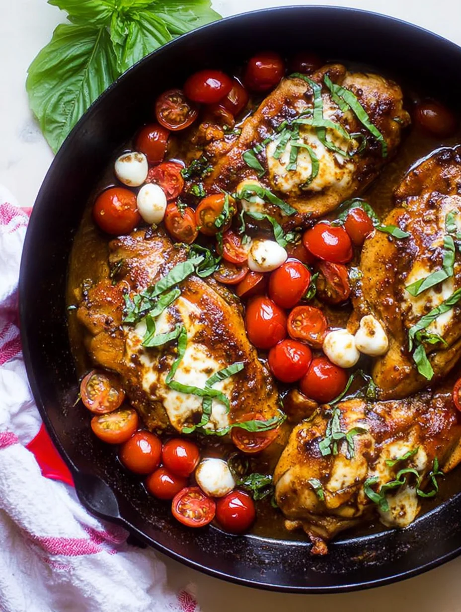 Balsamic Glazed One Pan Chicken