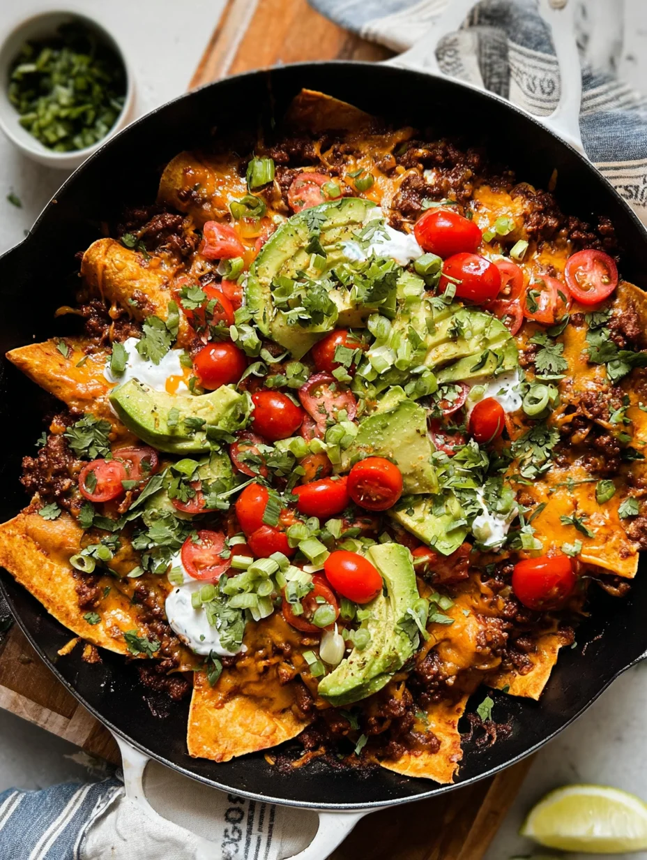 Beef Skillet Enchiladas