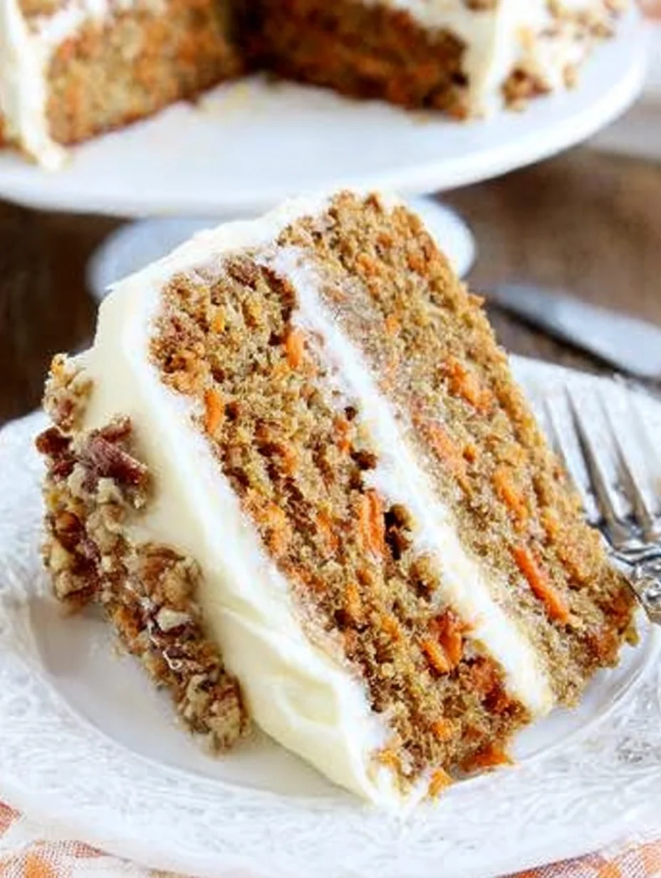 Carrot Cake with Cream Cheese Frosting