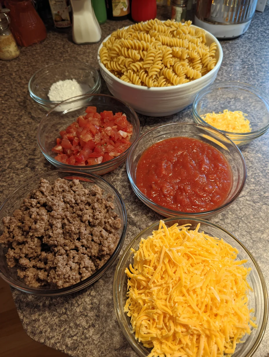Cheesy Taco Pasta