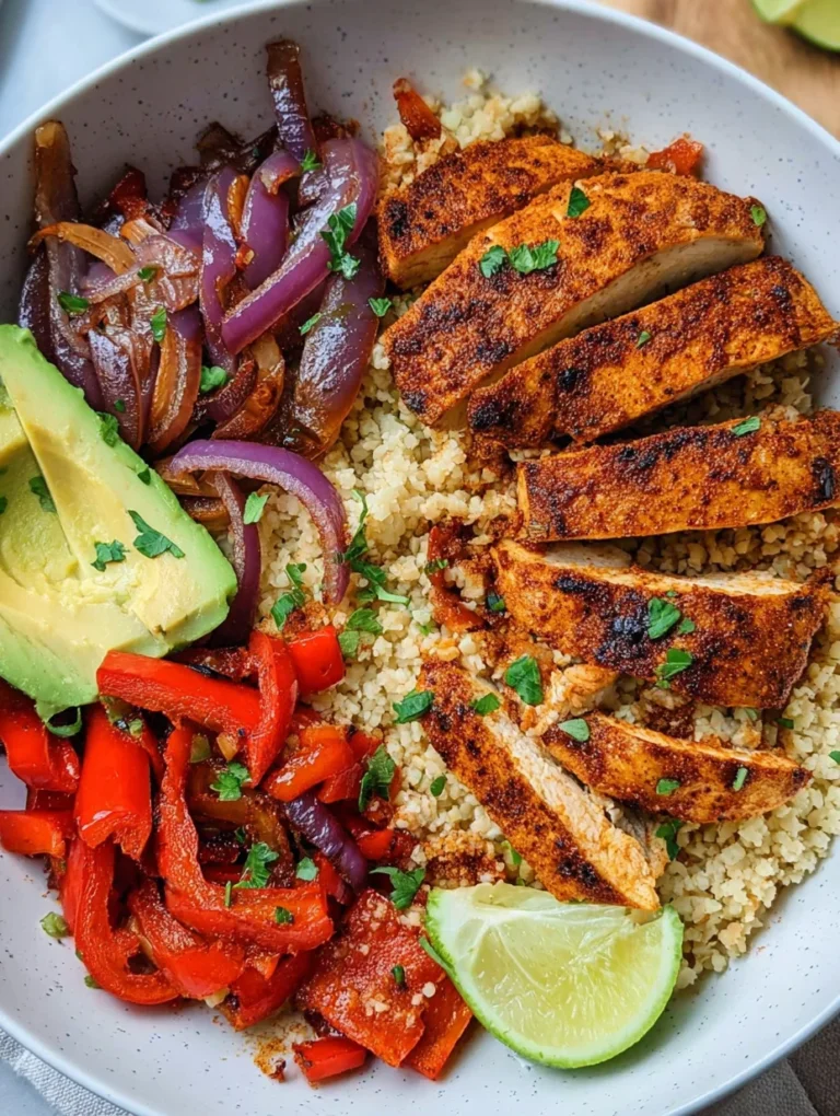 Chicken and Cauliflower Rice Bowls