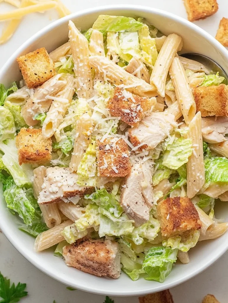 Chicken Caesar Pasta Salad