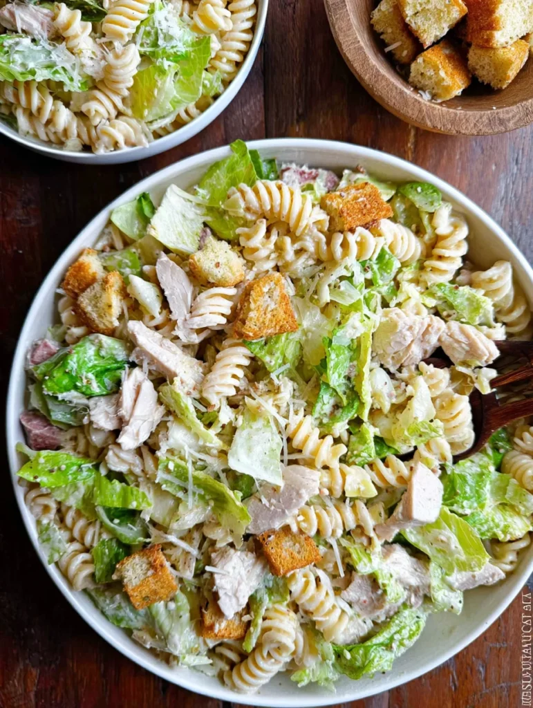 Chicken Caesar Pasta Salad