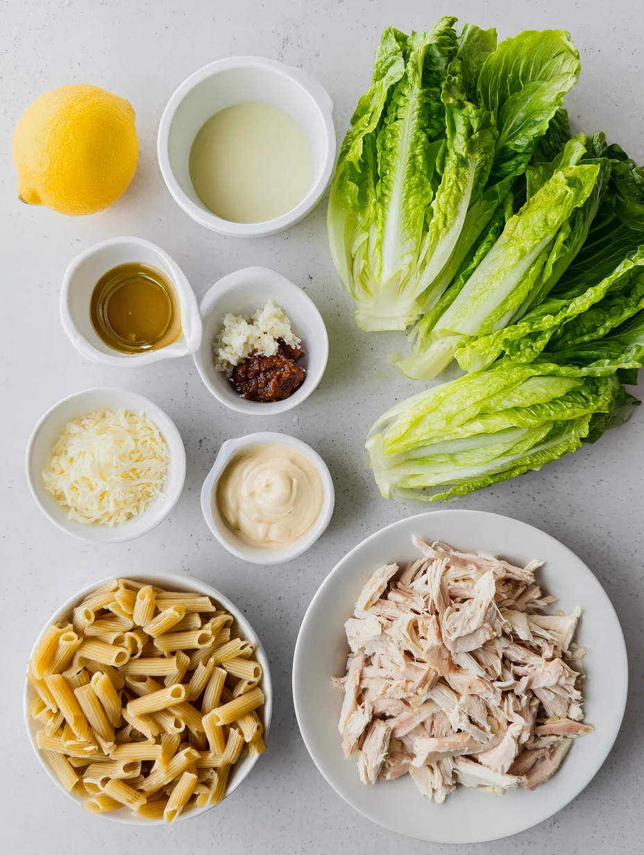 Chicken Caesar Pasta Salad