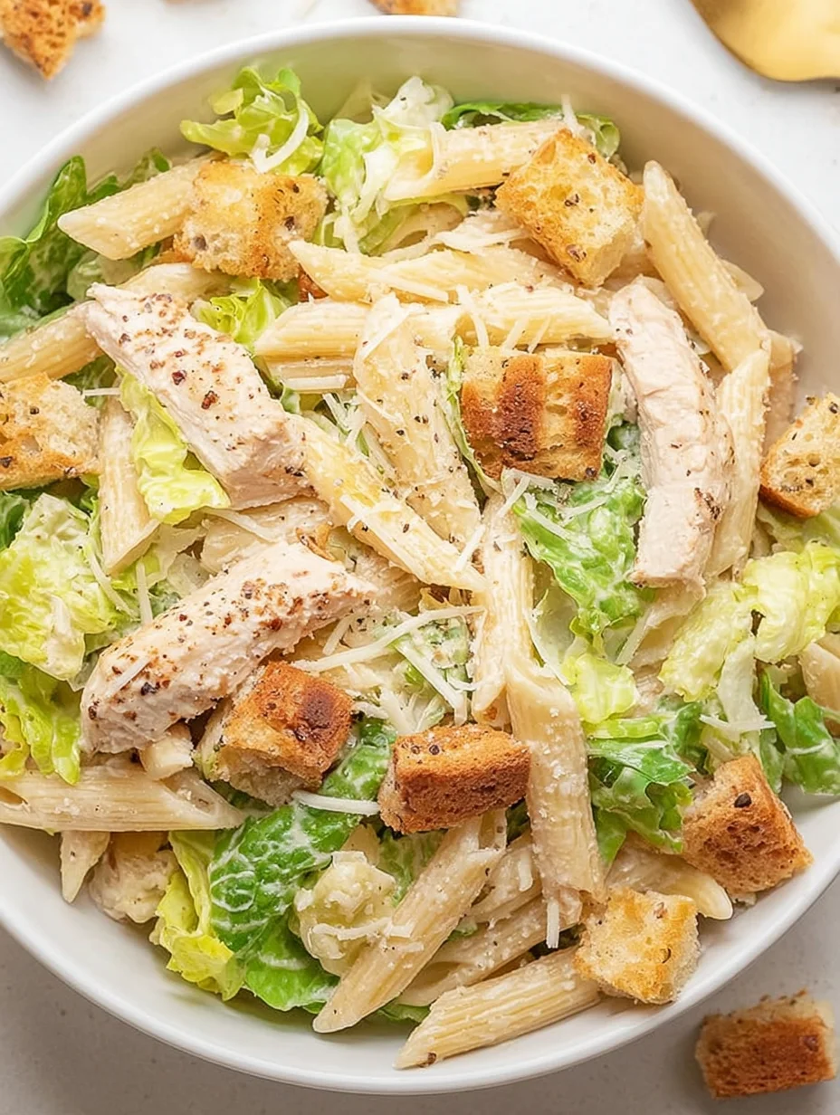 Chicken Caesar Pasta Salad