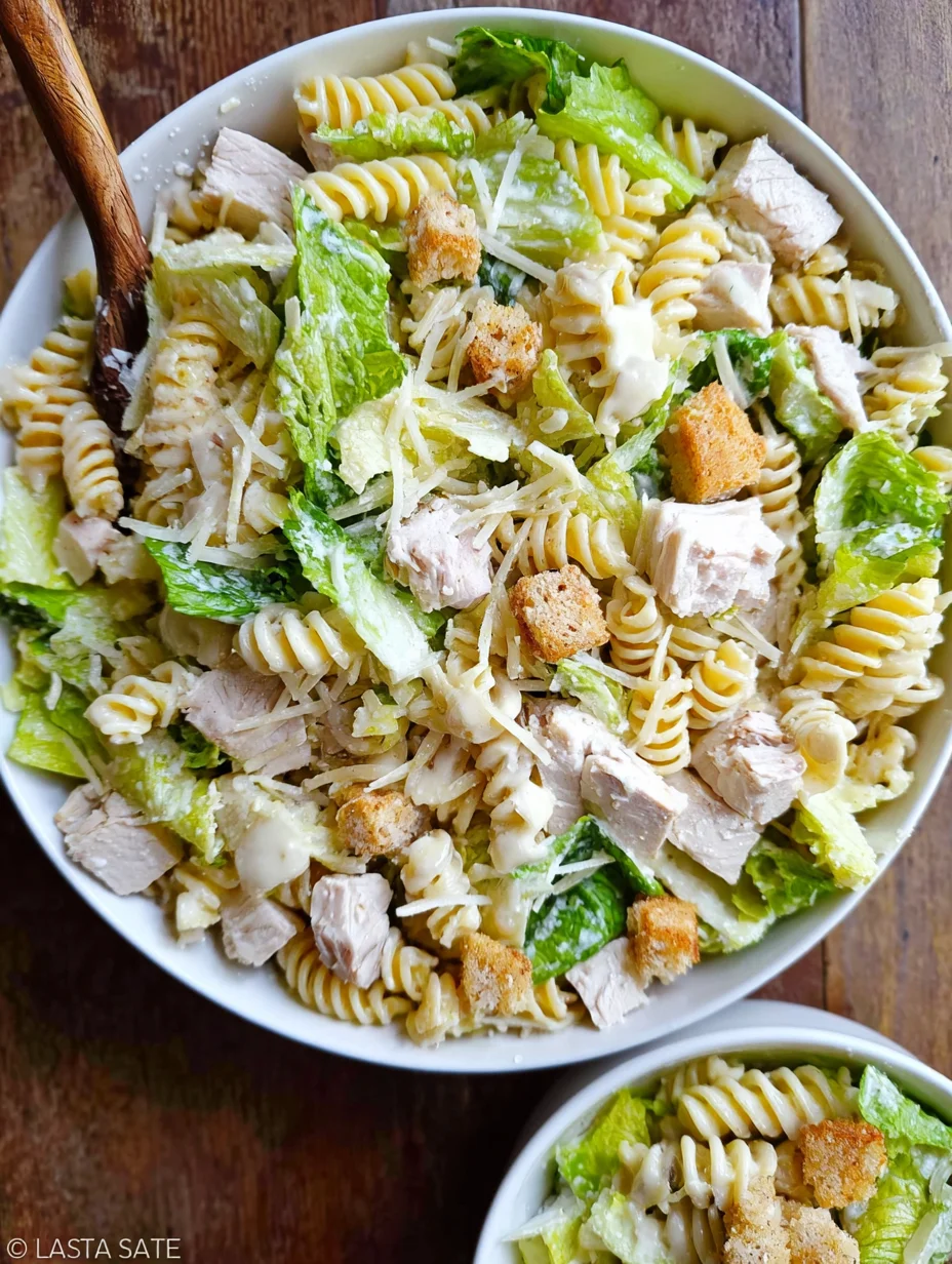 Chicken Caesar Pasta Salad