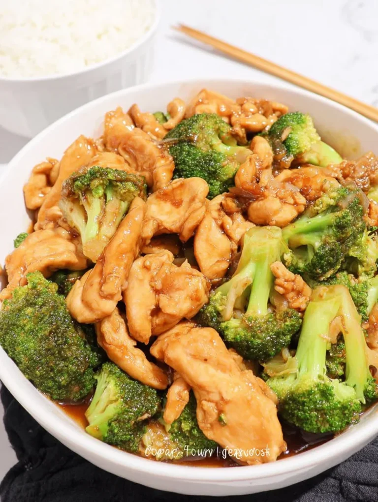 Chinese Chicken and Broccoli