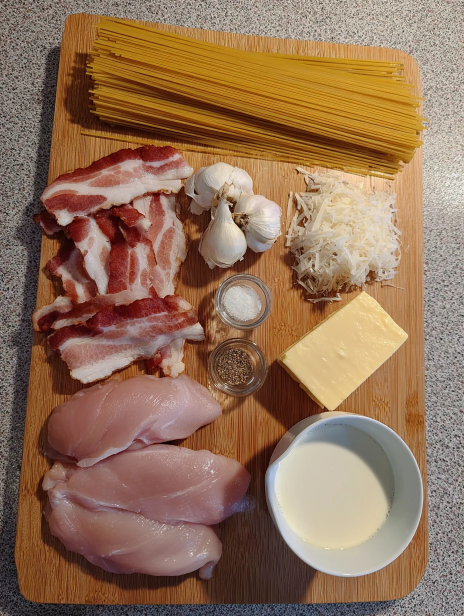 Cream Cheese Bacon Chicken Pasta