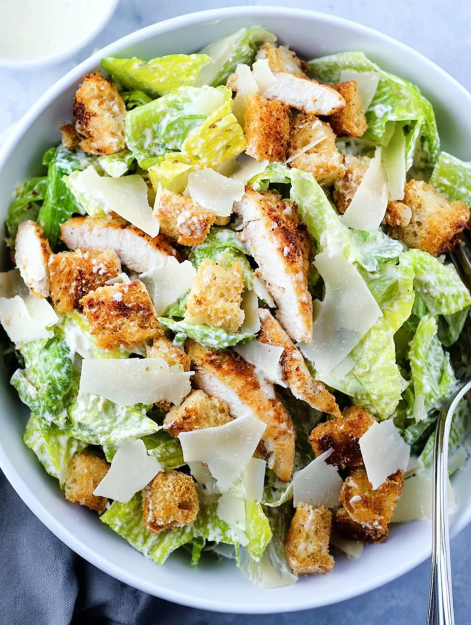 Crispy Chicken Caesar Salad