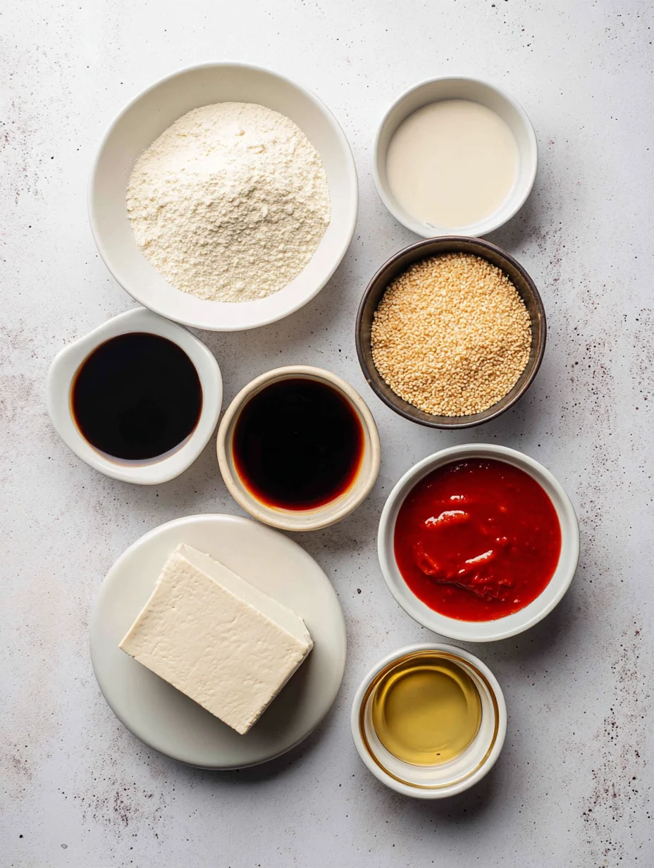 Crispy Gochujang Korean Tofu