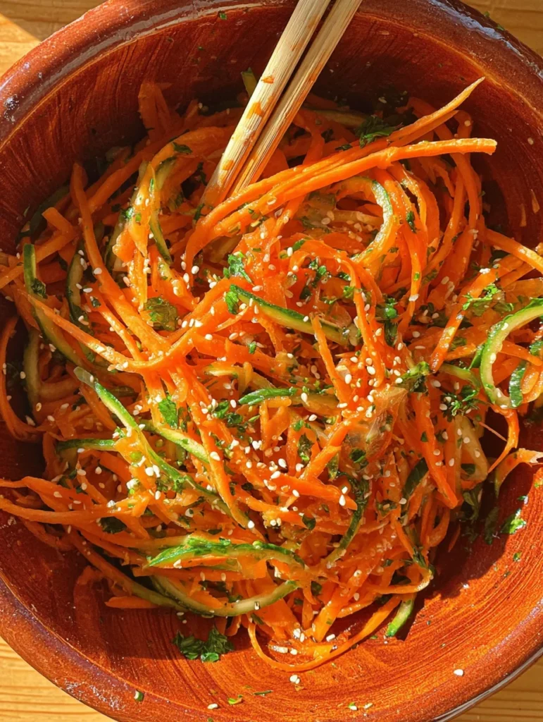 Cucumber Carrot Salad