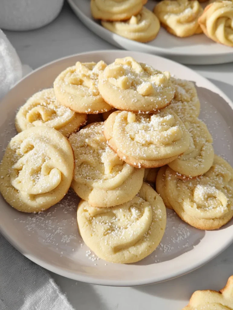 Danish Butter Cookies (Melt in your mouth)