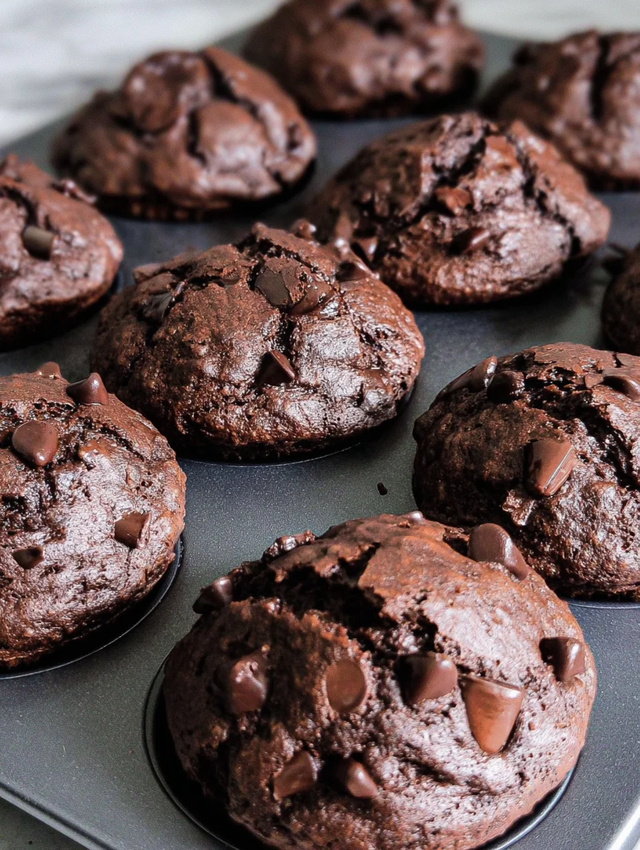 Double Chocolate Chip Muffins