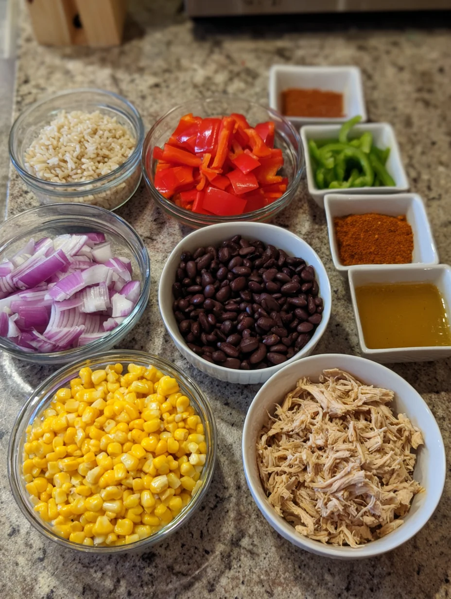 Easy Chicken Burrito Casserole