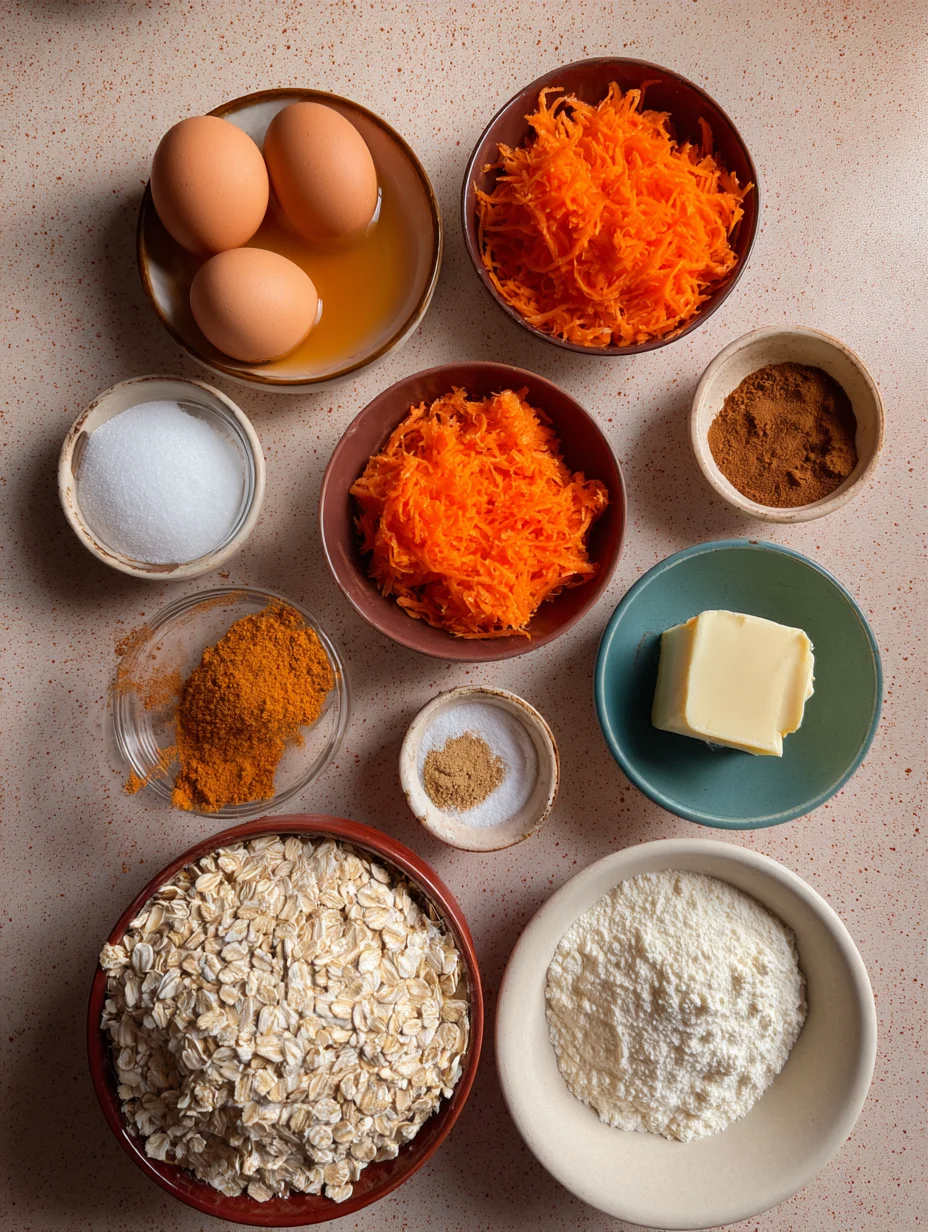 Easy Flourless Oatmeal Carrot Cake