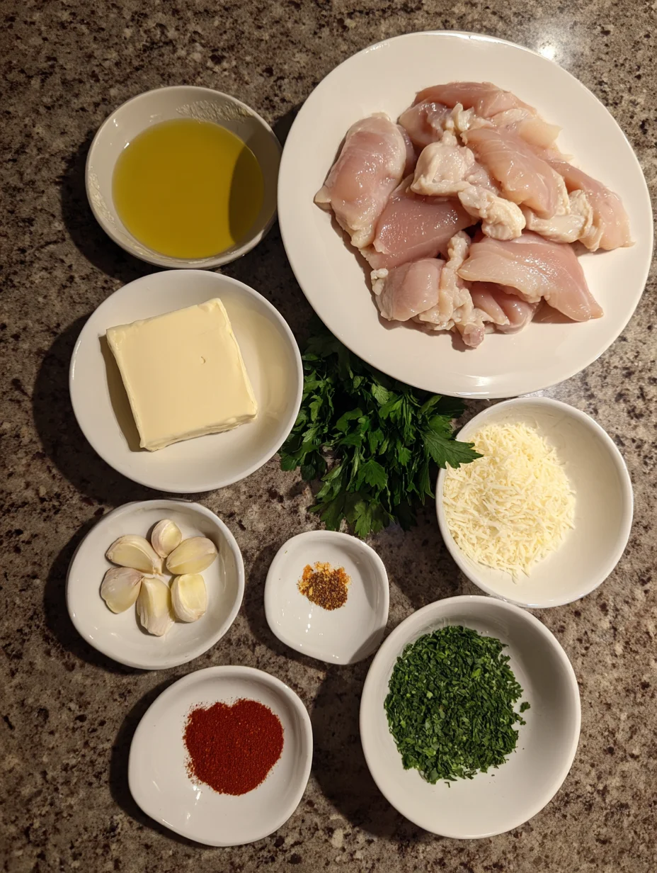 Garlic Parmesan Chicken Skewers