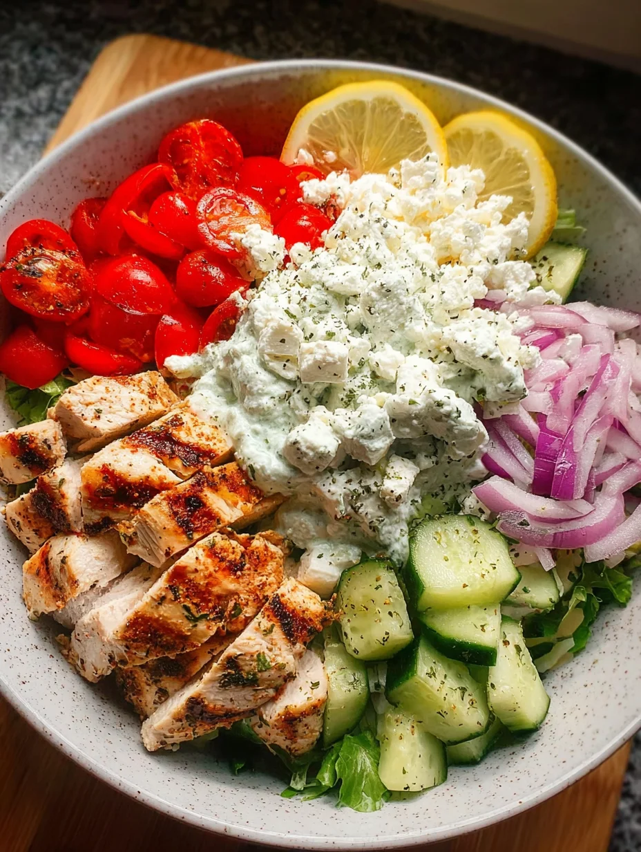 Greek Chicken Bowls