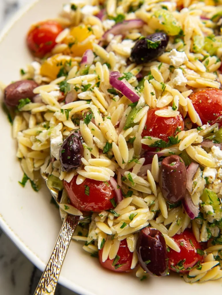 Greek Orzo Pasta Salad