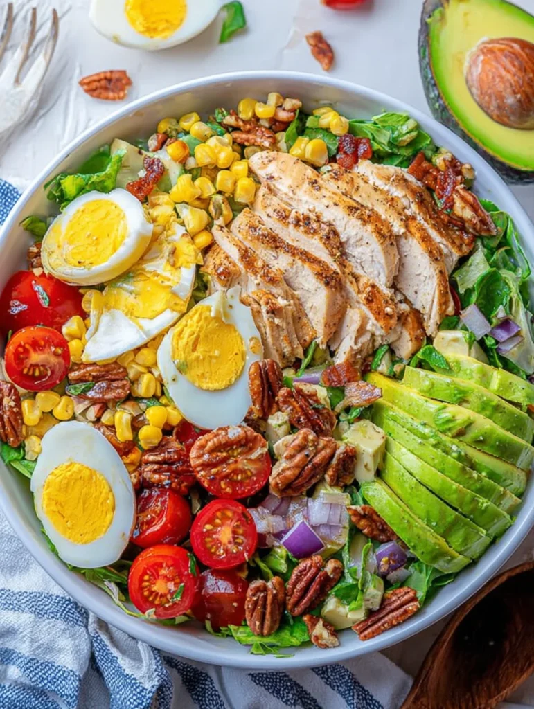 Grilled Chicken Salad + Homemade Sweet Onion Dressing