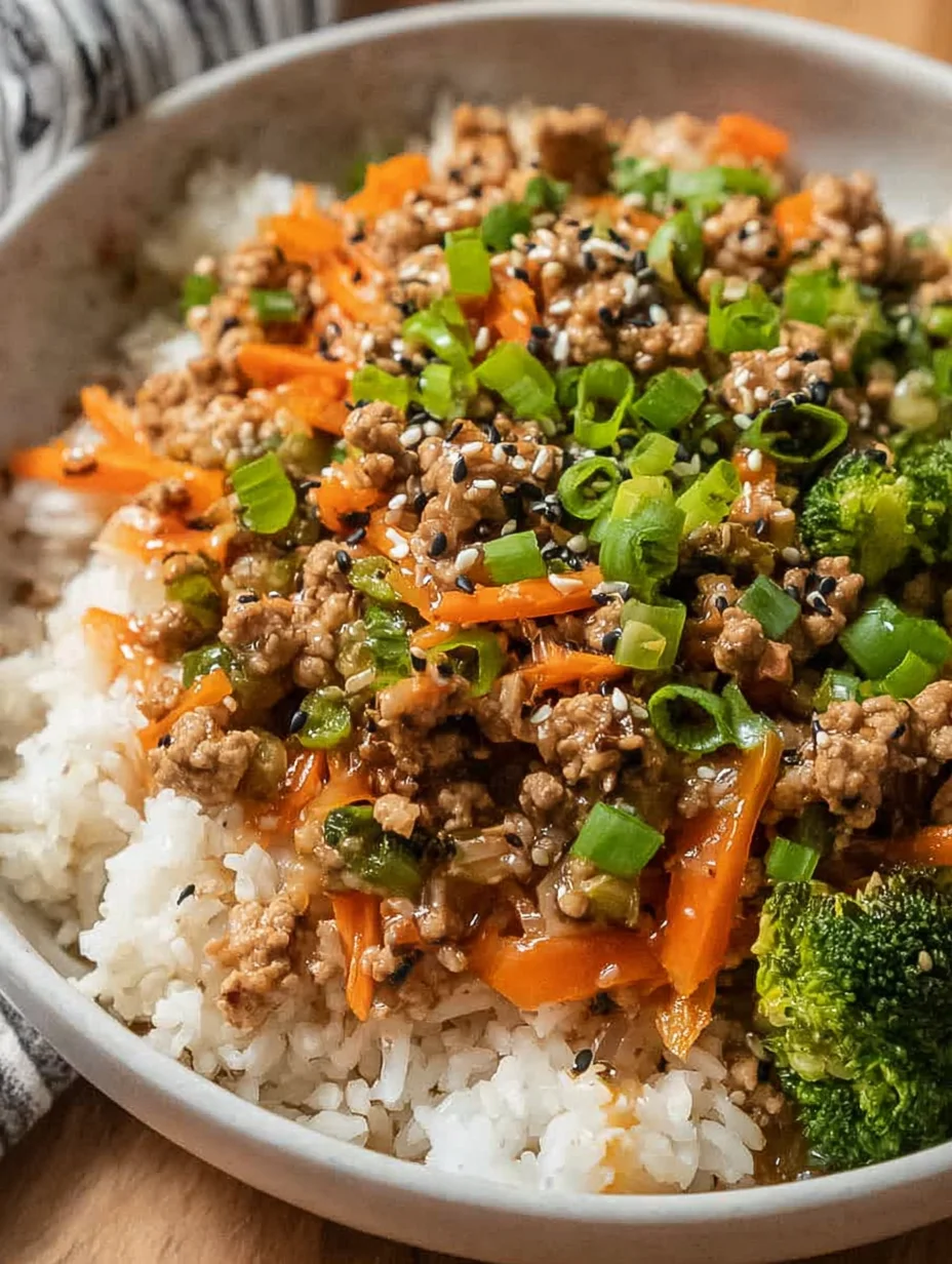 Ground Turkey Teriyaki Stir Fry