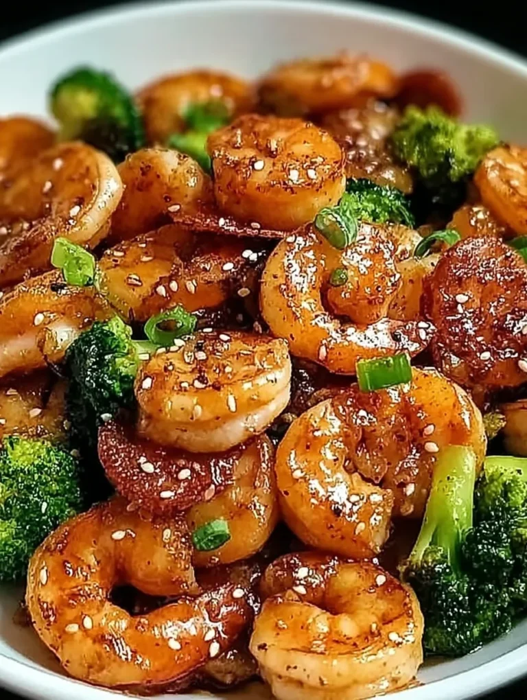 High-Protein Honey Garlic Shrimp