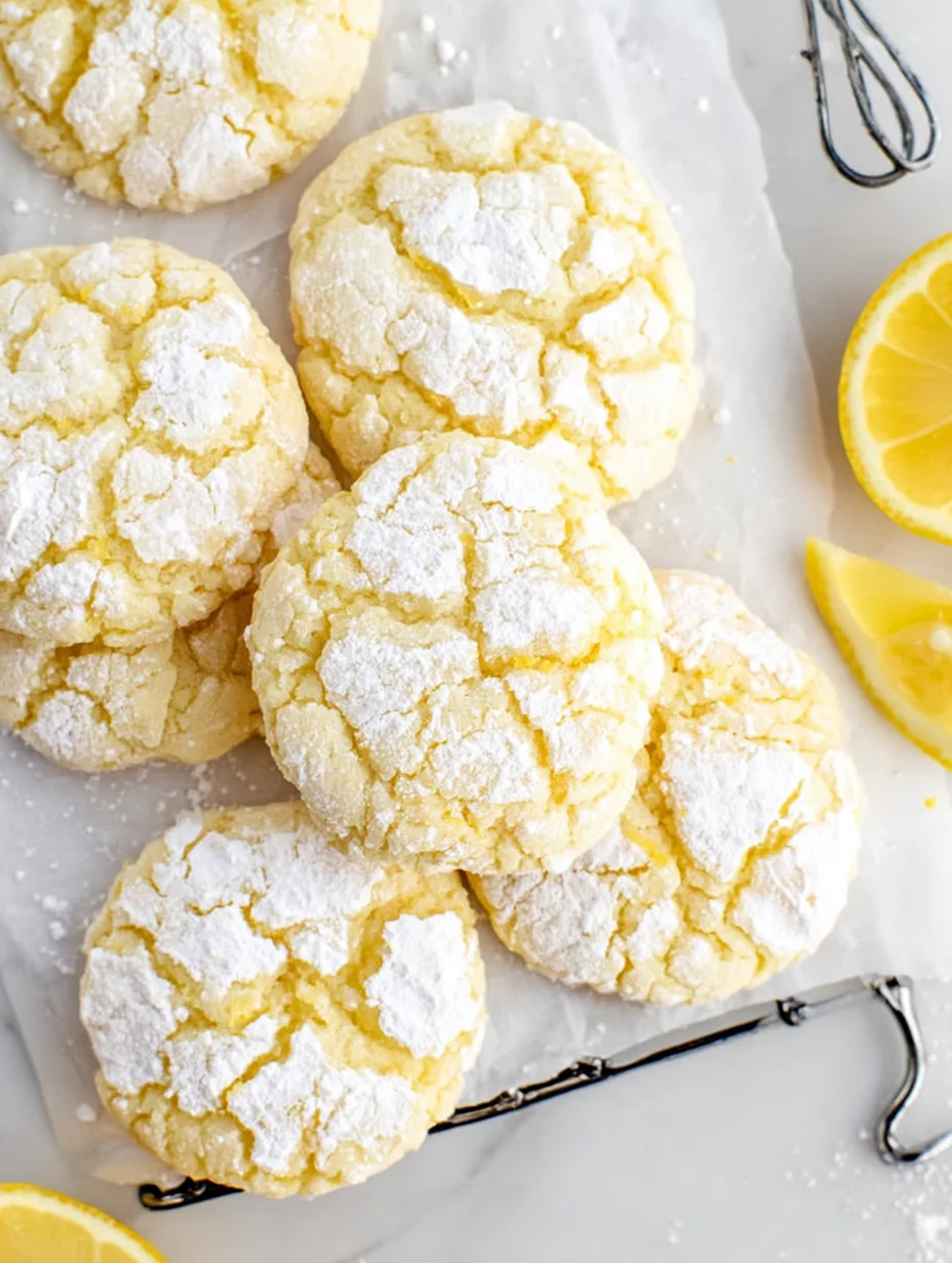 Lemon Crinkle Cookies