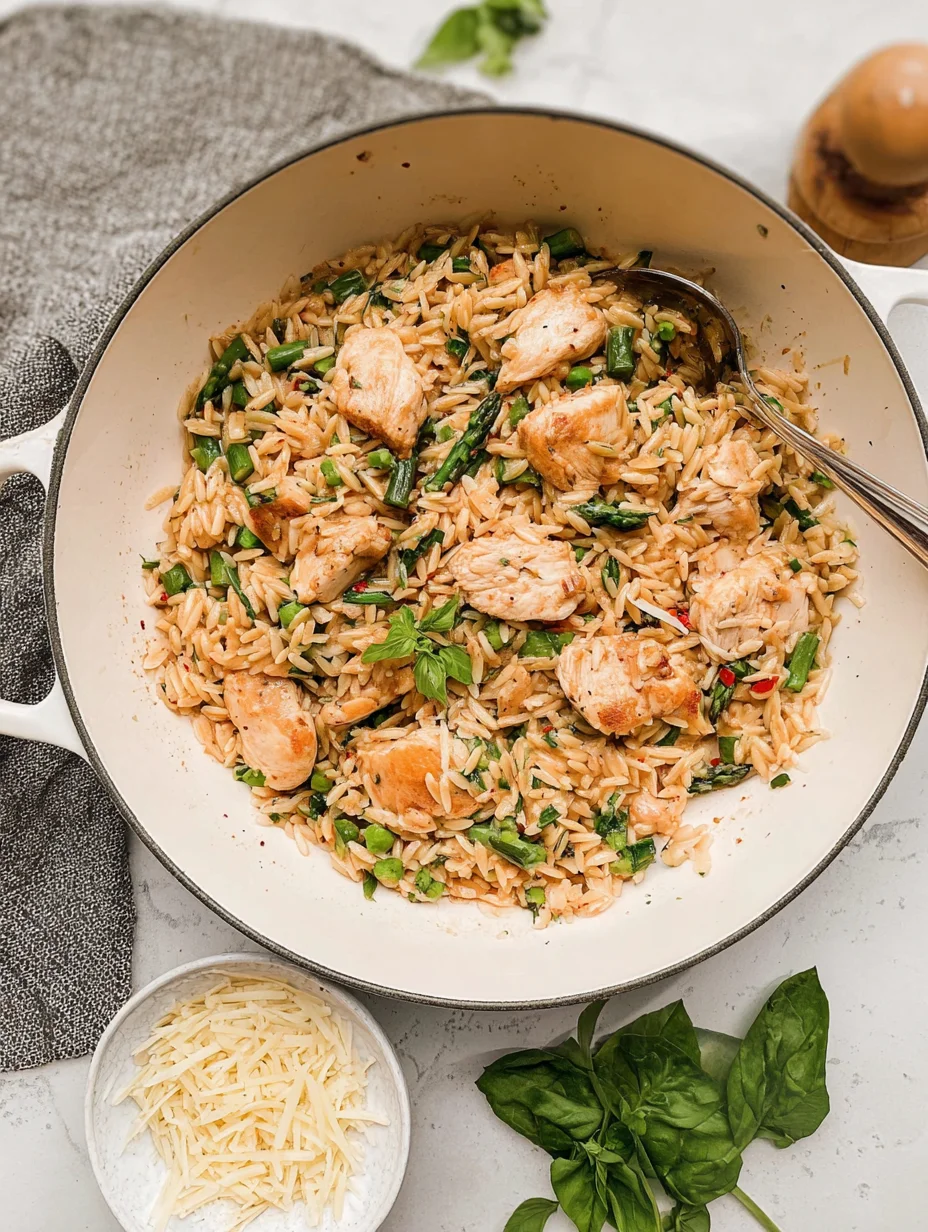 One Pot Chicken Orzo