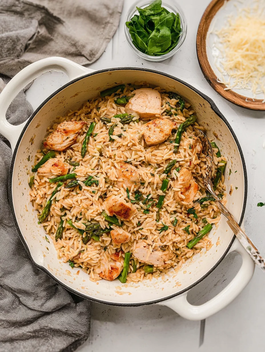 One Pot Chicken Orzo