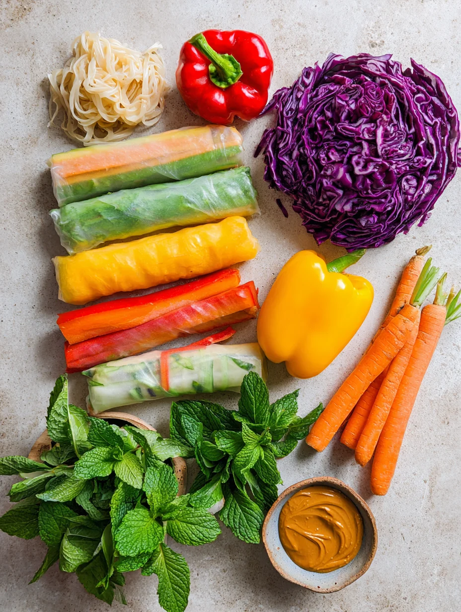 Rainbow Spring Rolls