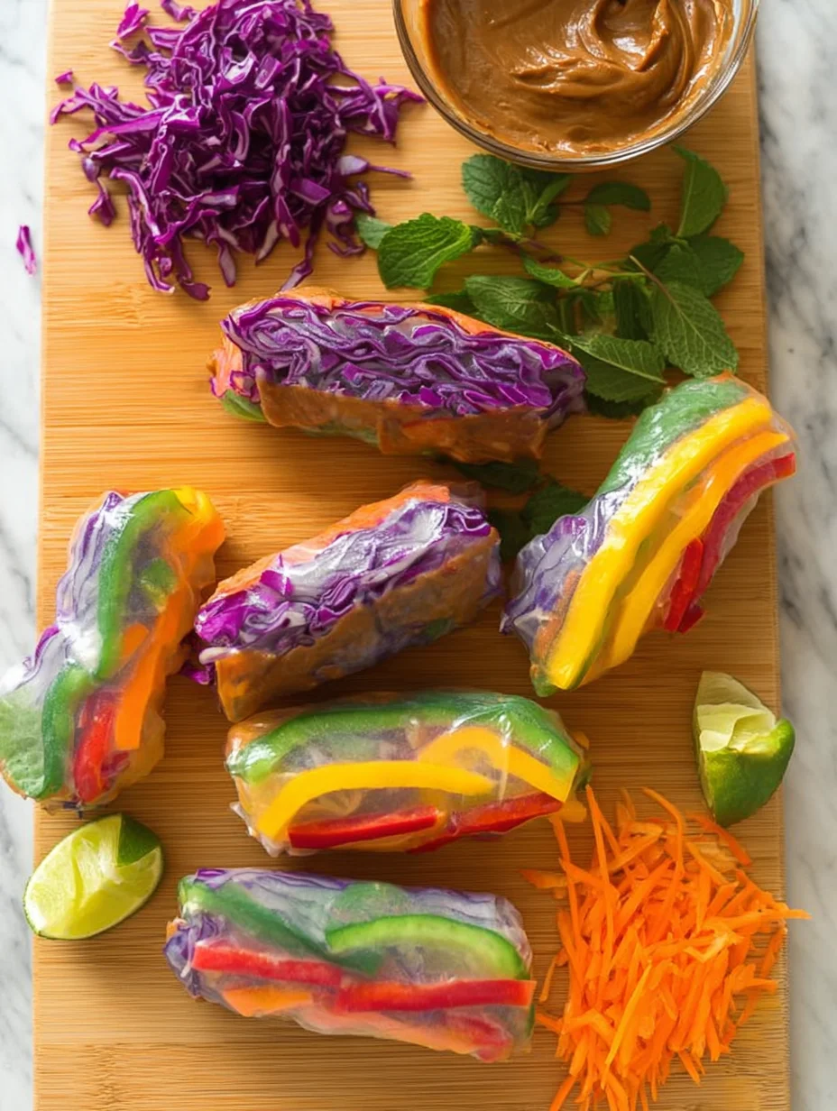 Rainbow Spring Rolls